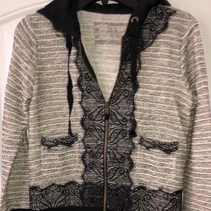 Evy’s Tree Lace Detail Hoodie